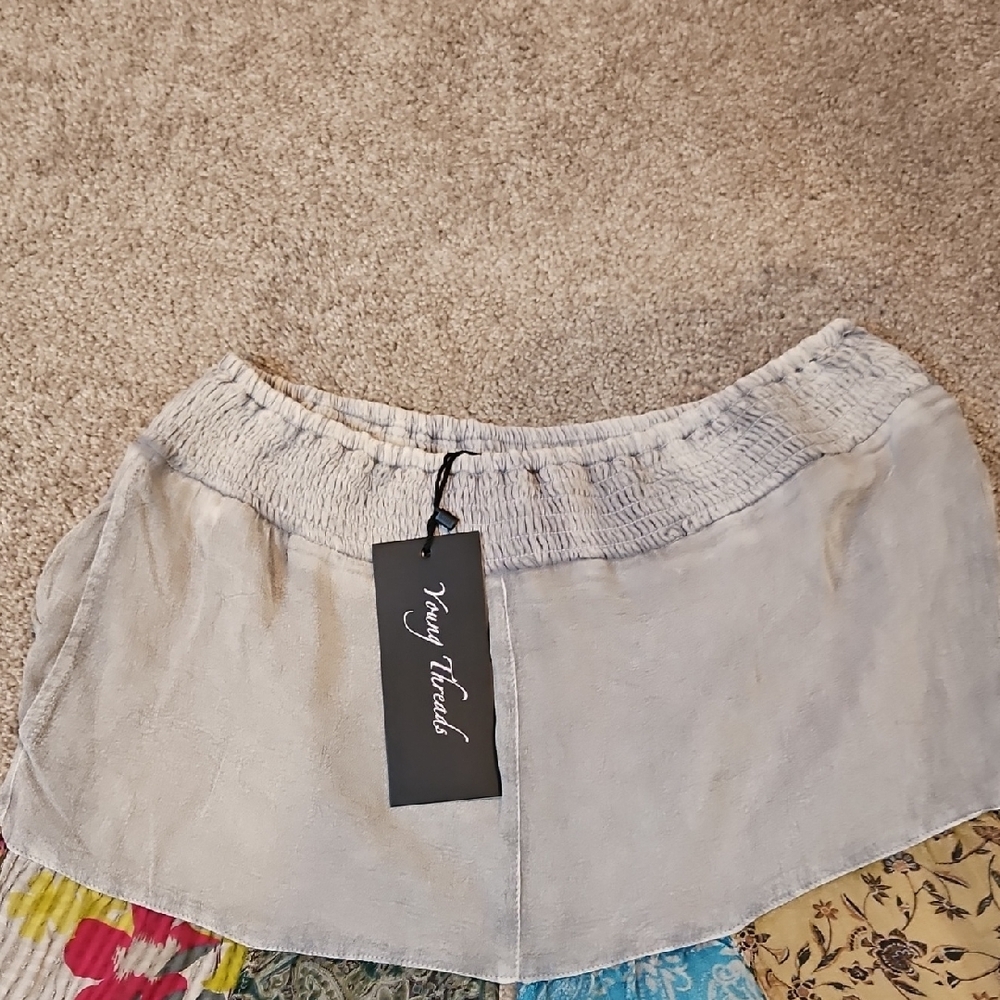 341 Colorful Patchwork Flared Pants Boho - Picture 5 of 11
